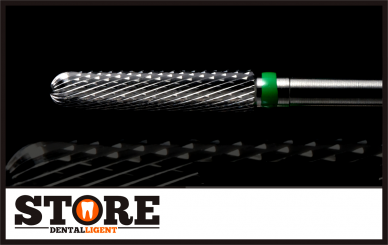 #05 -1° - Cone milling cutter according to Michael Anger -green- HEAD 0,29 - 2,35 mm Shank 