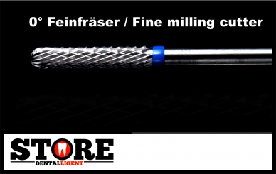 #01 - 0° - Feinfräser - 2,35 mm Schaft - 0,25 Kopf - blau/grob 
