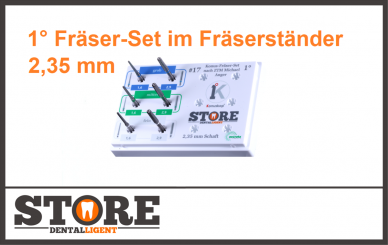 1° - Konusfräser SET & Fräserständer 