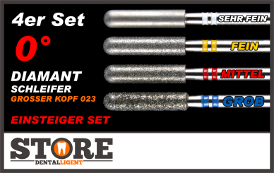 #01 - 0° - Diamant-Schleifer - Einsteiger Set - Kopf 0,23 
