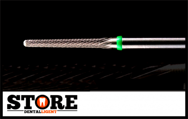 #02 - 1° - Konusfräser nach Michael Anger - 2,35 mm Schaft - 0,16 Kopf - grün/mittel 