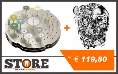 Hurricane ® Totenkopf - HP Bohrerständer Ø 177 mm 