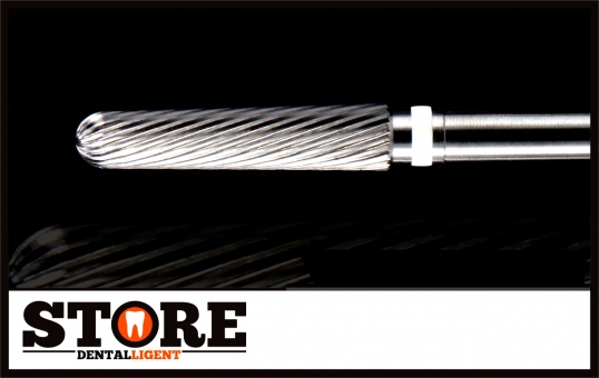 #06 - 1° - Cone milling cutter according to Michael Anger -white-  2,35 mm shank - white - head 0,29 