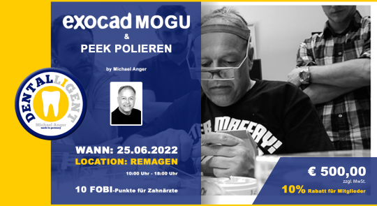 25.06.2022 -Exocad-Modellguss & PEEK polieren by Michael Anger 