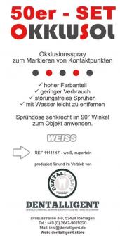 Okklusol Spray - WEISS - superfein - 50er 