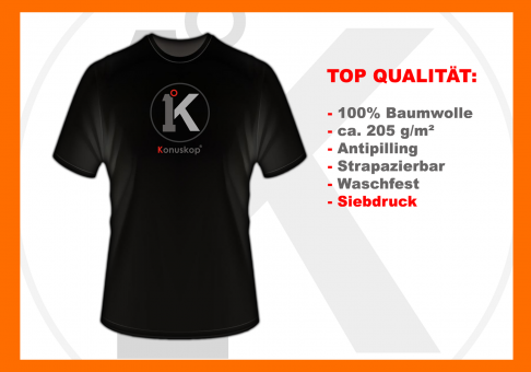 Konuskop T-Shirt BLACK 