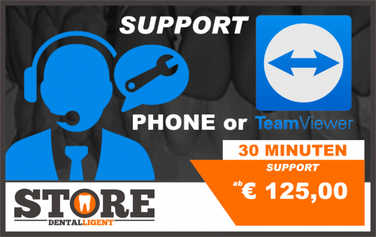 TELEFON  & TEAMVIEWER SUPPORT 30 Minuten 