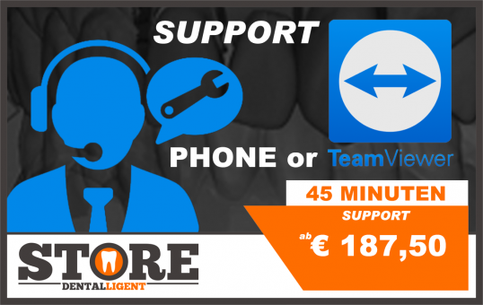 TELEFON  & TEAMVIEWER SUPPORT 45 Minuten 